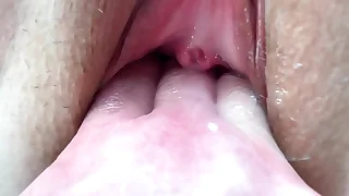 I Fuck My Mature Wife&rsquo;s Pussy and Use My Cum as A Lube be beneficial to Fisting Until She Cums Merging Times